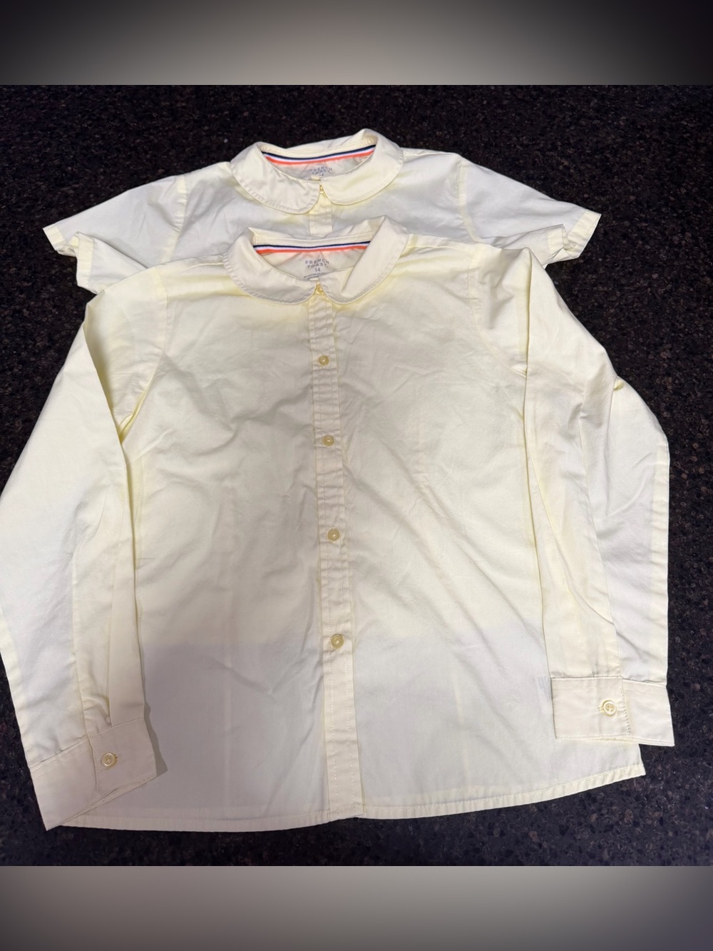 NWOT French Toast Yellow School Uniform BUNDLE SET LOT Button Down Girls Shirt